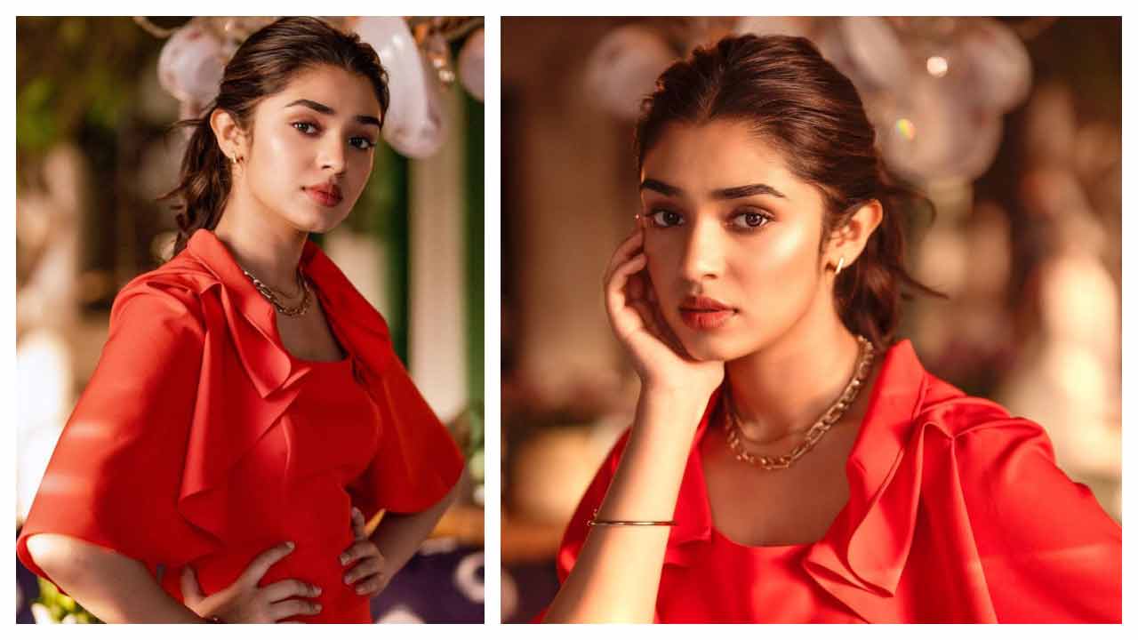 Krithi Shetty | చూపులతో గుచ్చేస్తున్న కృతి శెట్టి..