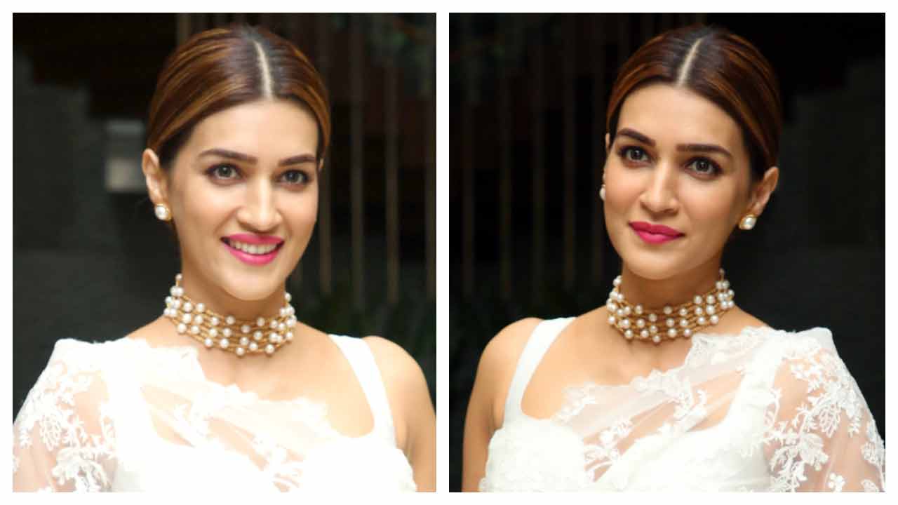 Kriti Sanon | తోడేలు మూవీ ప్రీ రిలీజ్ ప్రెస్ మీట్‌లో కృతి సనన్..