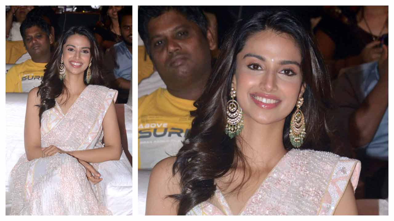 Meenakshi Chowdary | హిట్‌ 2 మూవీ ప్రీ రిలీజ్ ఈవెంట్‌లో మీనాక్షి చౌదరి..