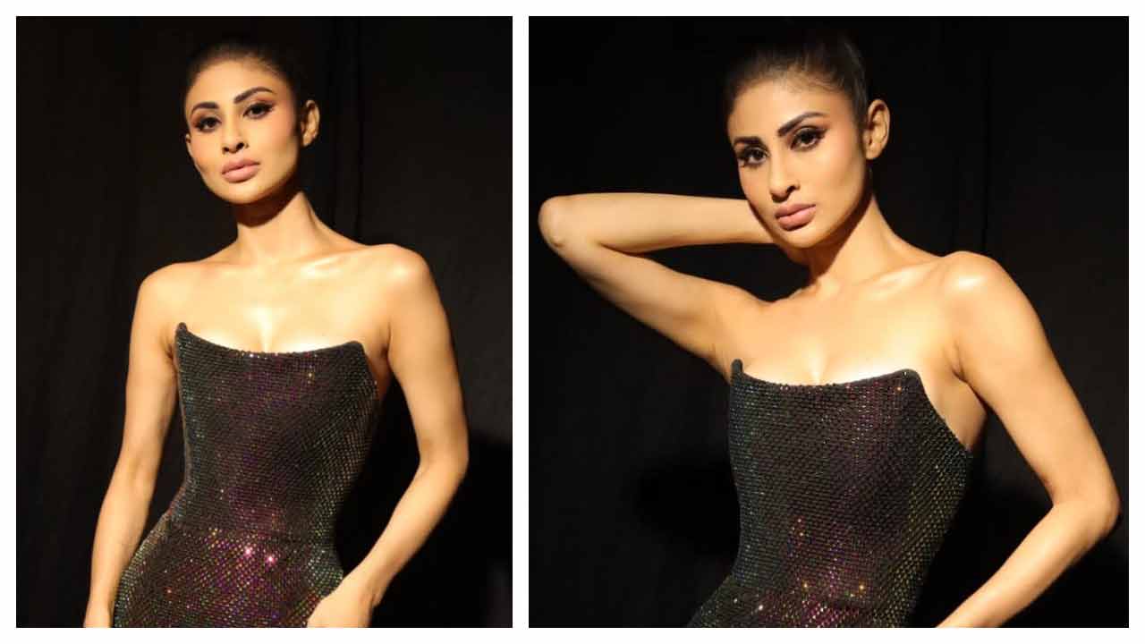 Mouni Roy | టైట్‌ఫిట్ డ్రెస్‌లో మౌనీ రాయ్ ధ‌గ‌ధ‌గ‌లు..
