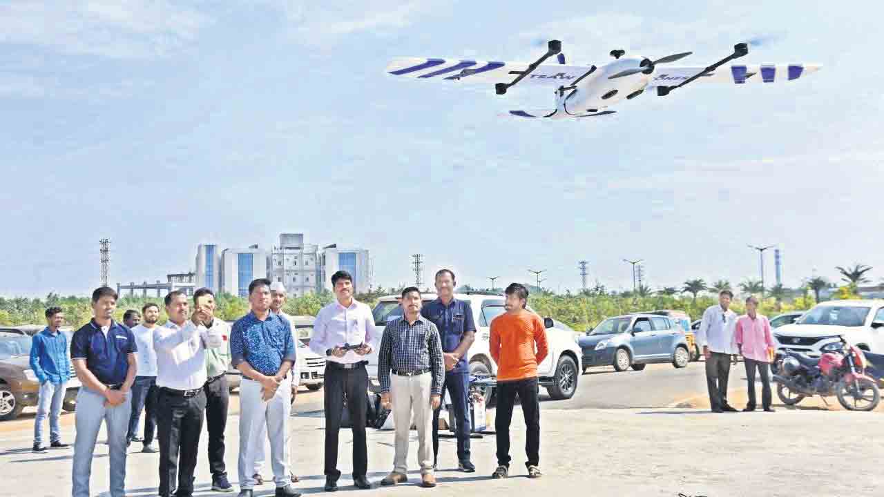 ఆకాశ మార్గాన.. ఔషధాల సరఫరా