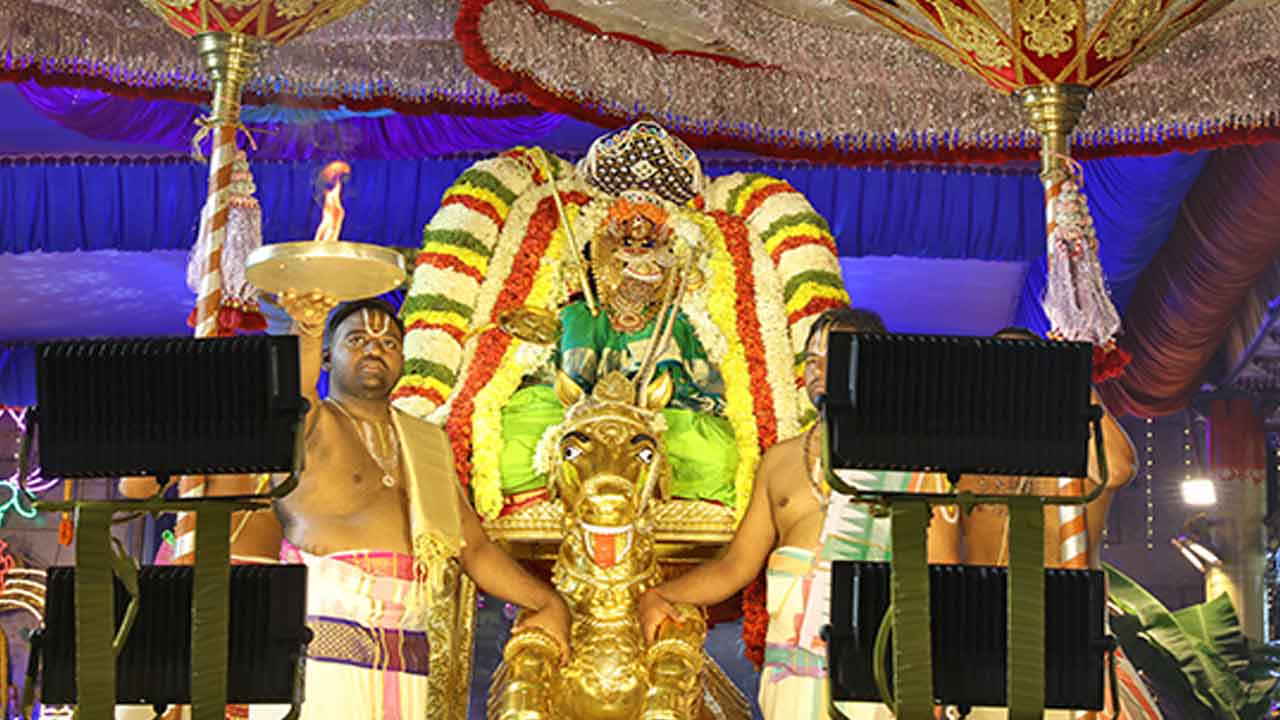 TTD News | అశ్వవాహనంపై క‌ల్కి అలంకారంలో శ్రీ పద్మావతి అమ్మవారు