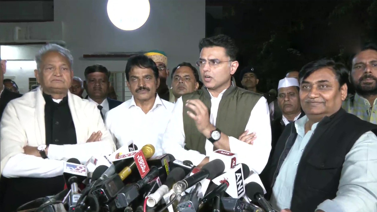 రాజస్థాన్‌ కాంగ్రెస్‌ పార్టీలో ఐక్యతా రాగం..!