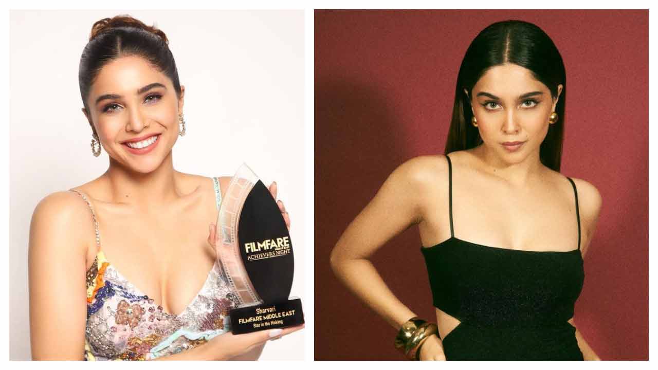 Sharvari Wagh | స్లీవ్ లెస్ టైట్‌ఫిట్‌ డ్రెస్‌లో శర్వరి వాగ్ పరువాలు..