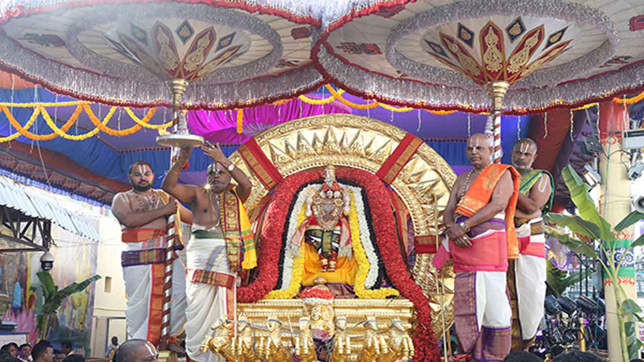 TTD News | సూర్యప్రభ వాహనంపై సూర్యనారాయణ స్వామి అలంకారంలో పద్మావతి
