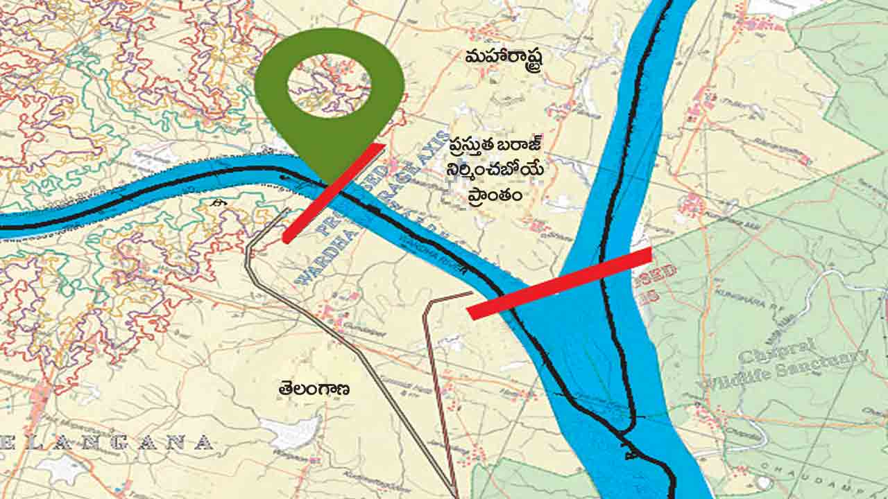 వీర్దండి వద్దే వార్ధా బరాజ్‌