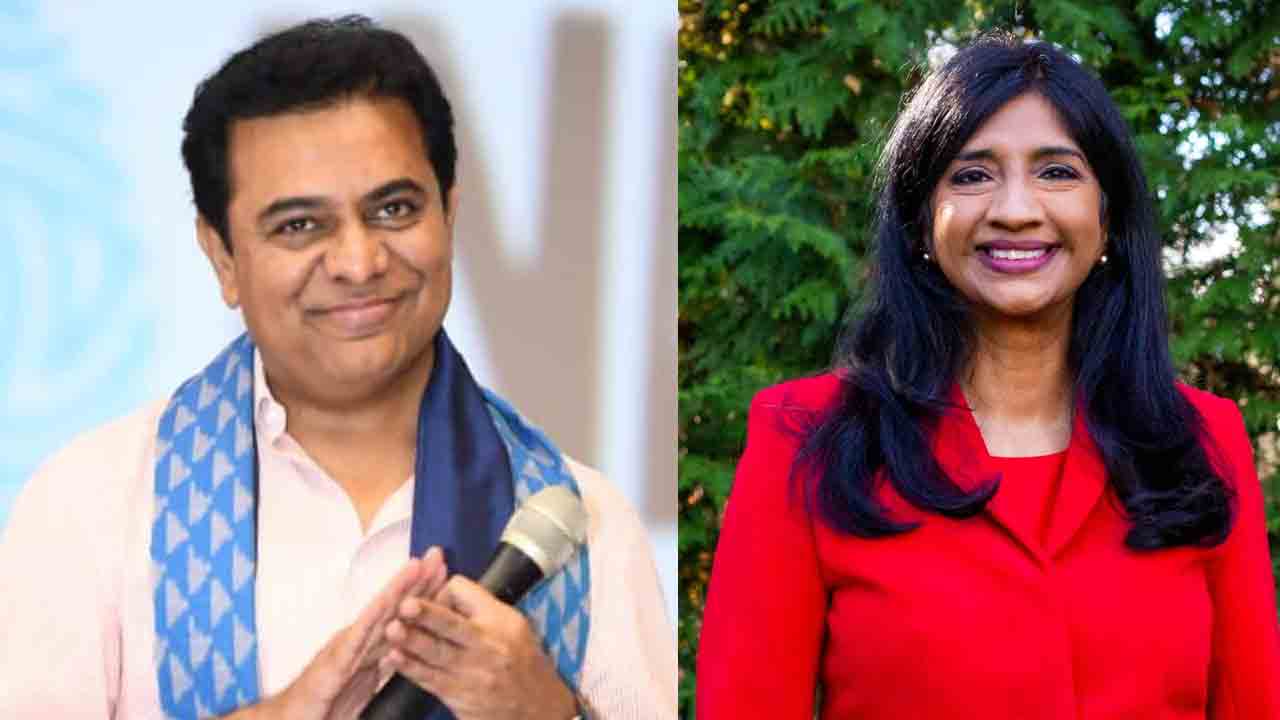 అరుణా మిల్ల‌ర్‌కు కంగ్రాట్స్ చెప్పిన కేటీఆర్