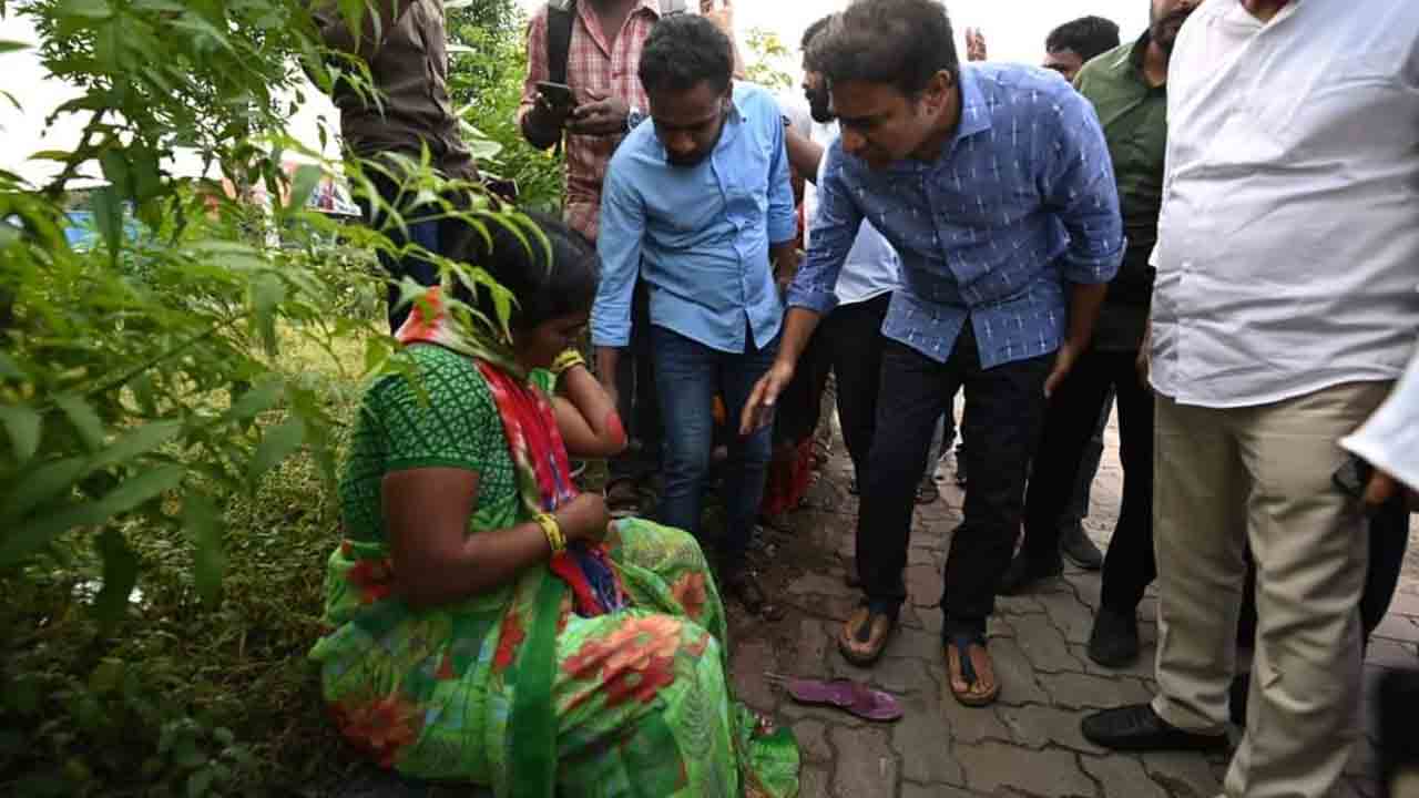 మాన‌వ‌త్వం చాటుకున్న మంత్రి కేటీఆర్