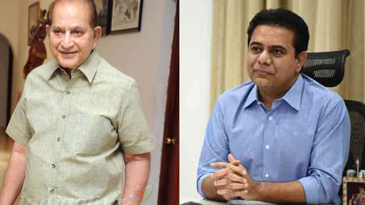 హీరో కృష్ణ నిజ‌మైన లెజెండ్‌: మంత్రి కేటీఆర్