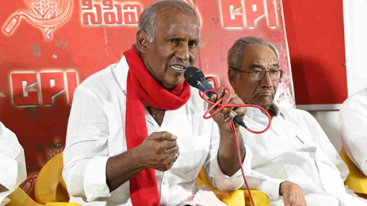 సీపీఐ కార్యదర్శి కూనంనేని అరెస్ట్‌.. మంచిర్యాల తరలింపు