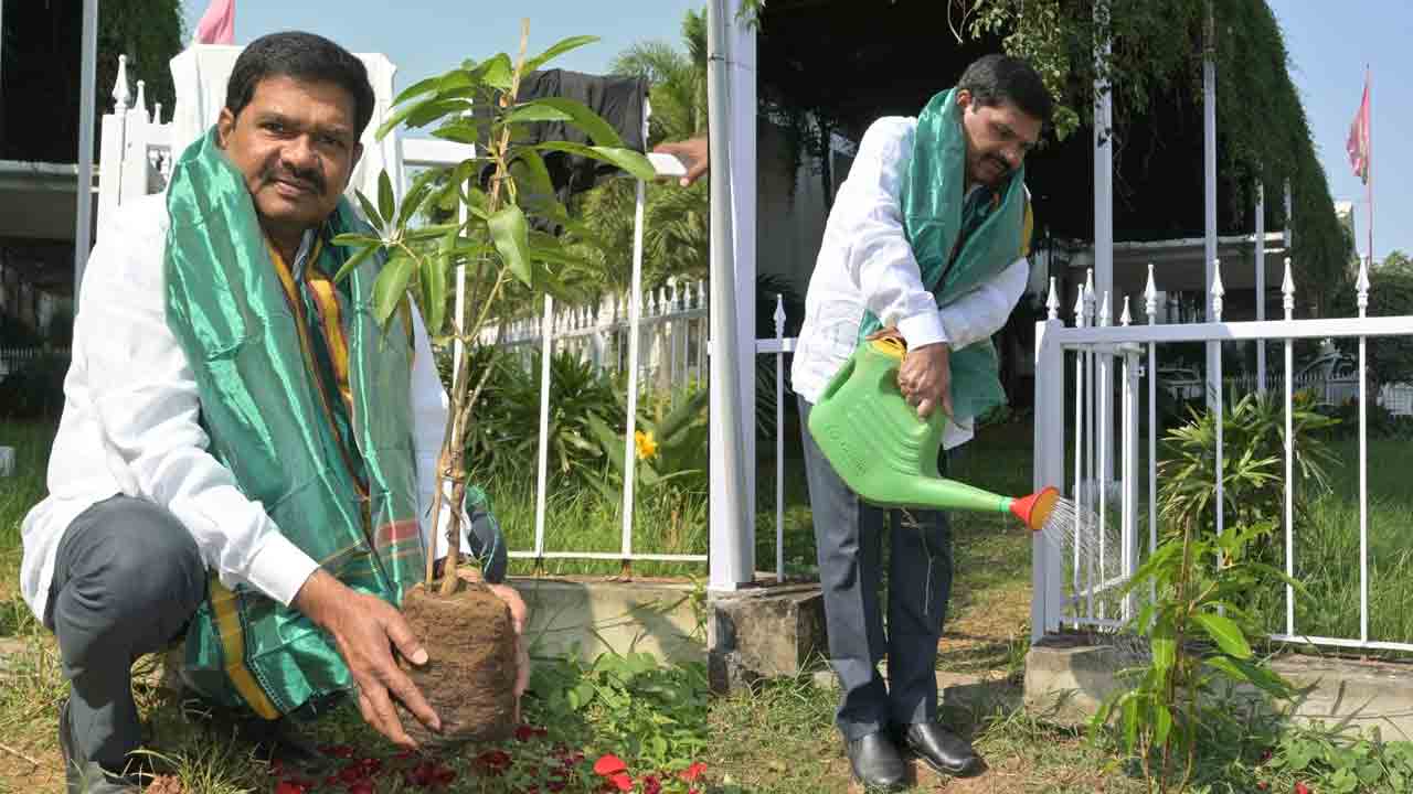 గ్రీన్ ఇండియా చాలెంజ్.. మొక్క‌లు నాటిన సోమ‌ భ‌ర‌త్ కుమార్