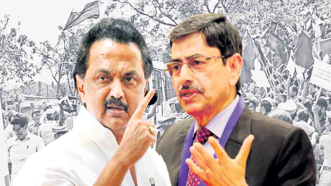 గవర్నర్పై డీఎంకే యుద్ధం