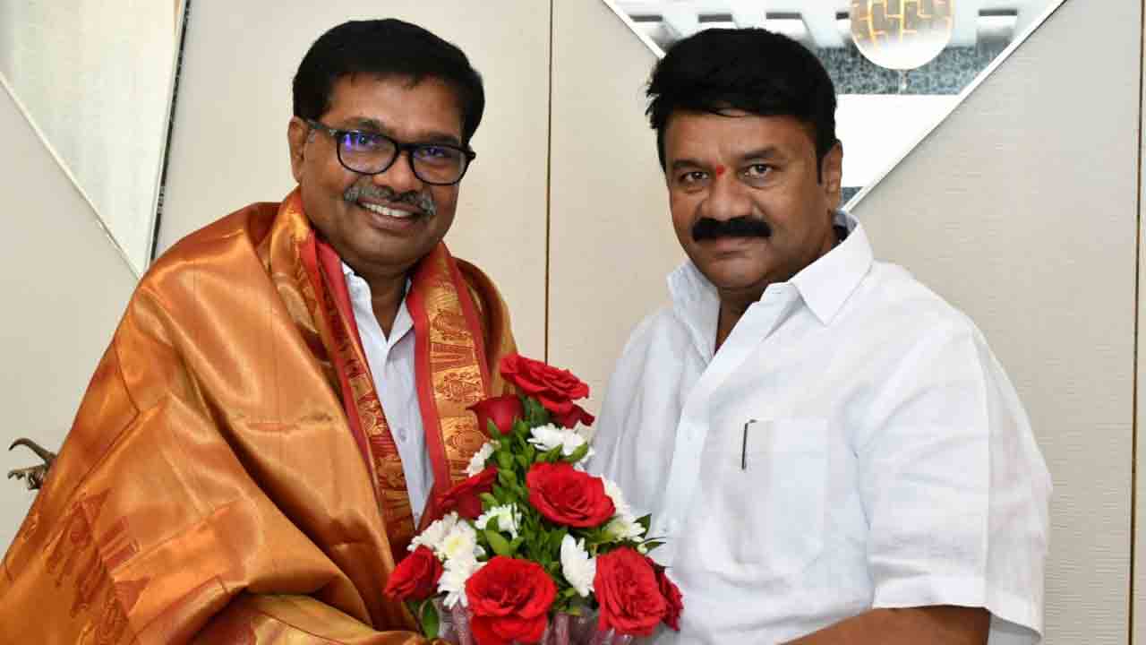 మంత్రి త‌ల‌సాని శ్రీనివాస్ యాద‌వ్‌ను క‌లిసిన సోమా భ‌ర‌త్‌