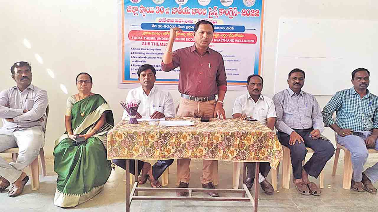 జాతీయ స్థాయి బాలల సైన్స్‌ కాంగ్రెస్‌కు 6 ప్రాజెక్టుల ఎంపిక