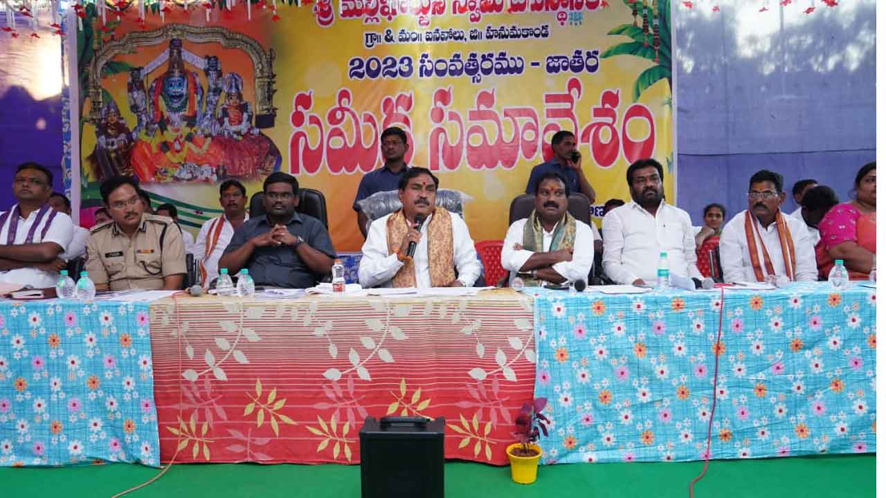 ఐనవోలు జాతరకు ఏర్పాట్లు సిద్ధం చేయాలి : మంత్రి ఎర్రబెల్లి దయాకర్‌ రావు