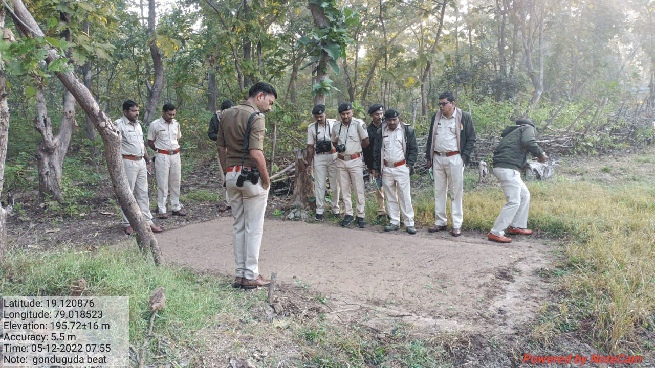 కవ్వాల్‌లో పెంచ్‌ బృందం పర్యటన