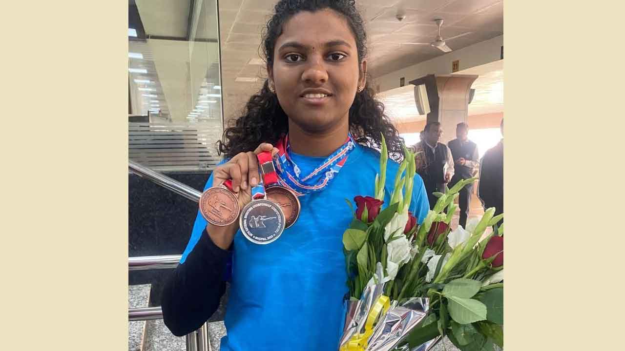 జాతీయ షూటింగ్‌ పోటీల్లో మేఘన