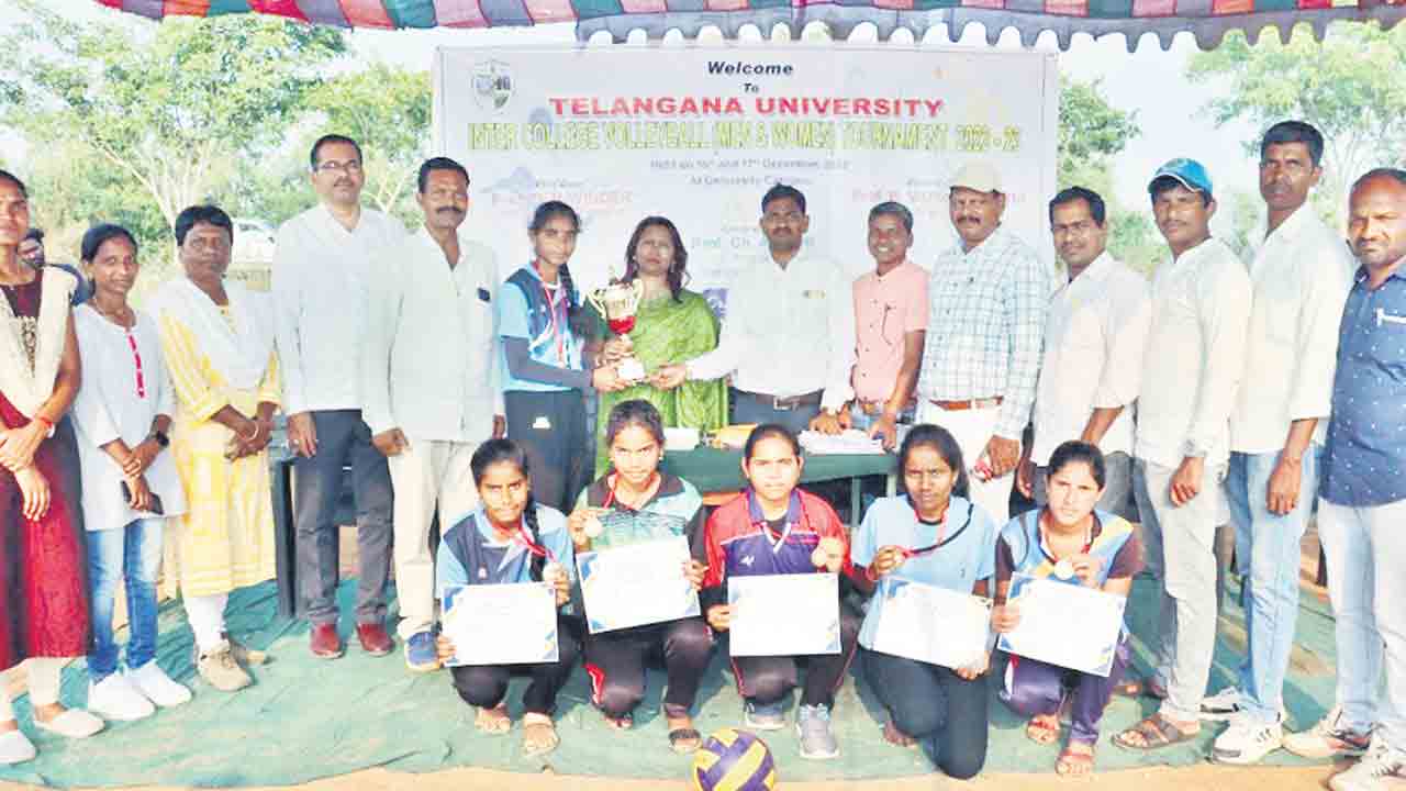 టీయూలో వాలీబాల్‌ టోర్నమెంట్‌