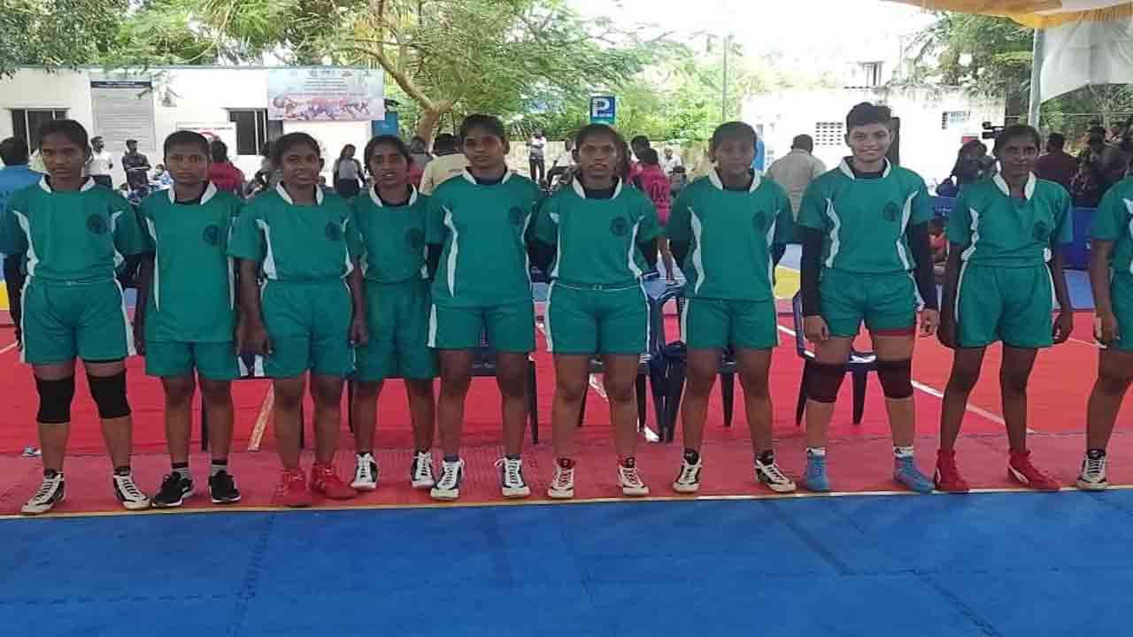 మహిళా కబడ్డీలో పోటీల్లో ఎంజీయూ విజయం