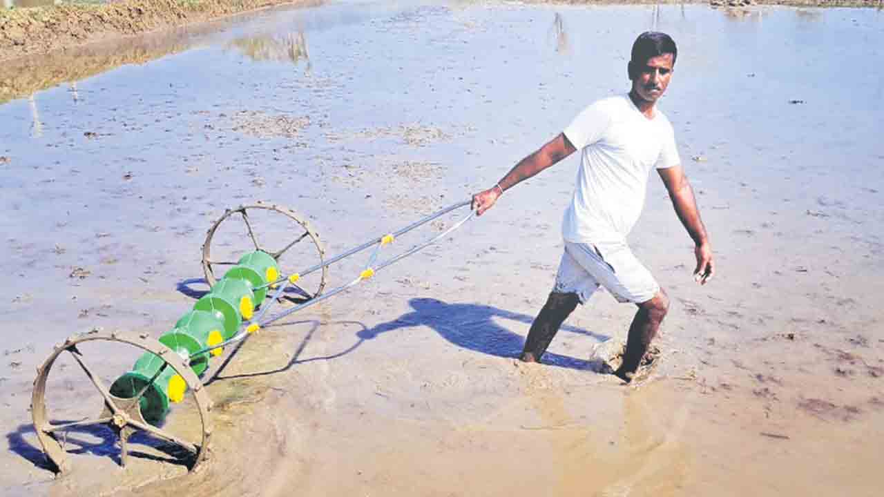 ‘డ్రమ్‌ సీడర్‌’ తో అధిక లాభాలు