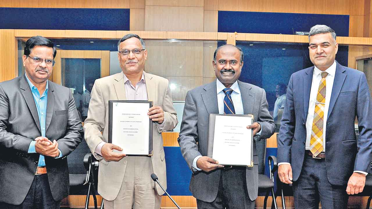 ఎస్‌వీపీఎన్‌ఏతో నల్సార్‌ ఒప్పందం