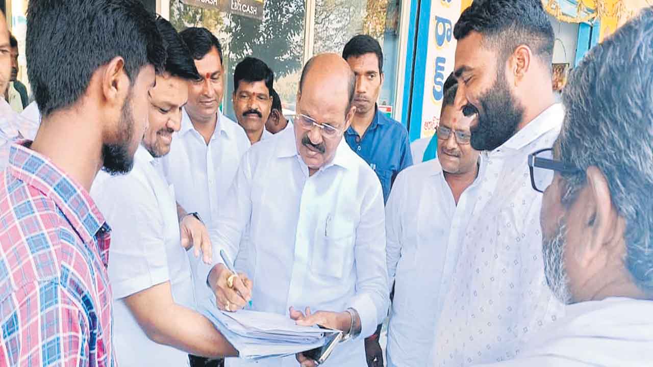 పల్లెల అభివృద్ధే ధ్యేయం