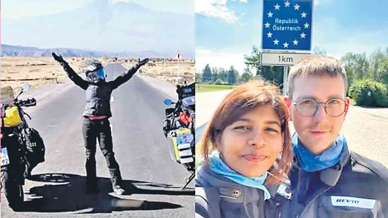 బైక్‌లపై జర్మనీ నుంచి భారత్‌కు!