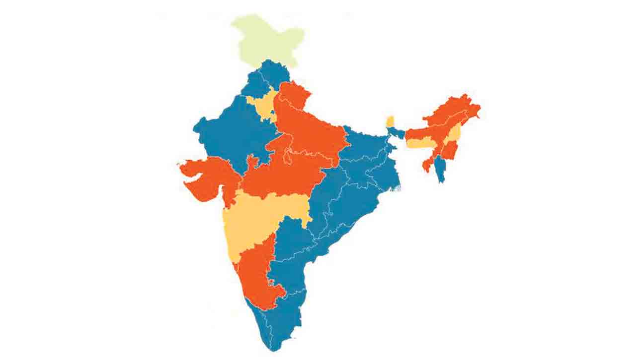బీజేపీ ప్రభ.. గాలి బుడగ.. సొంతంగా అధికారంలోకి వచ్చింది 2 రాష్ర్టాల్లోనే