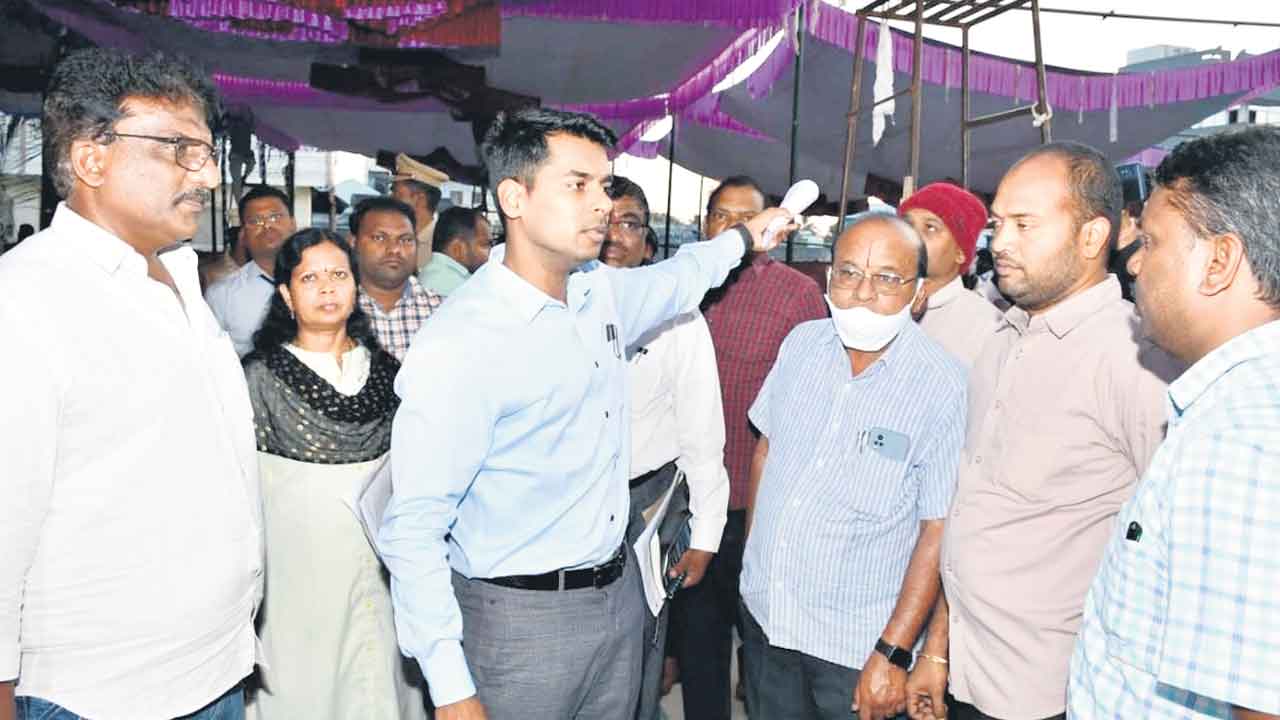 రాష్ట్రపతి పర్యటనకు పకడ్బందీగా ఏర్పాట్లు