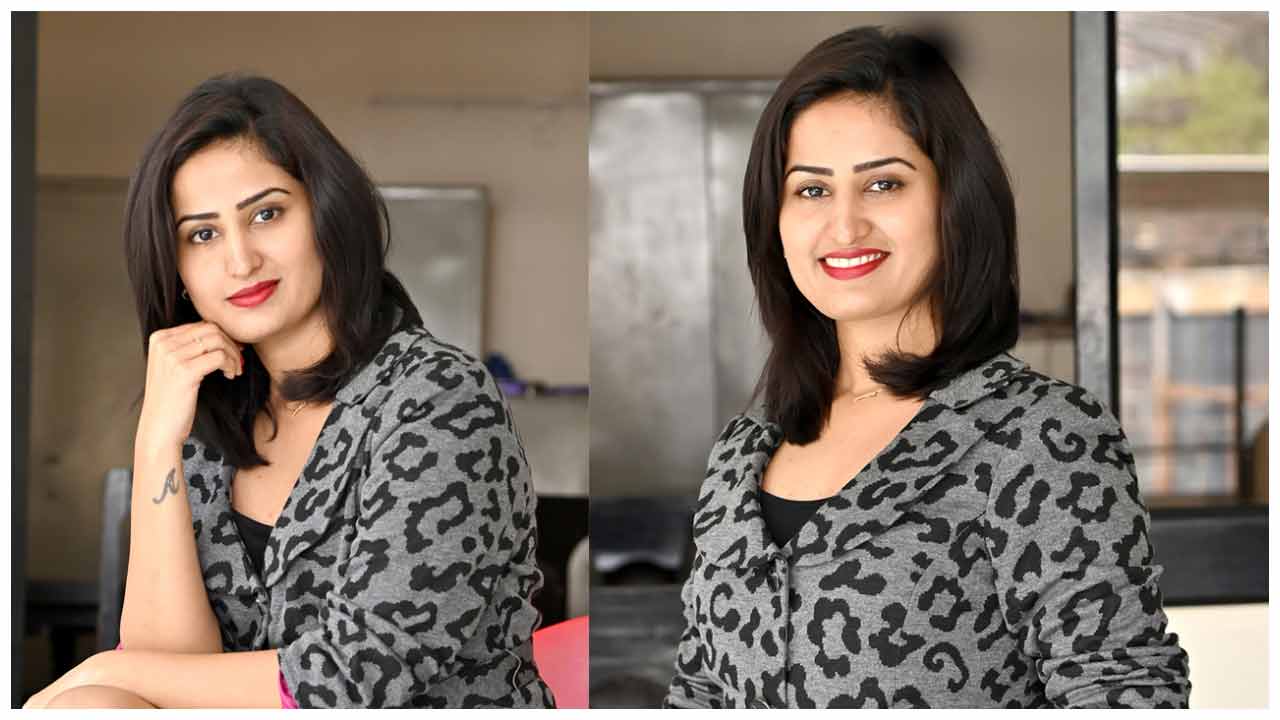 Ankitha Muler | ఐక్యూ మూవీ ప్రెస్ మీట్‌లో అంకిత ములర్..