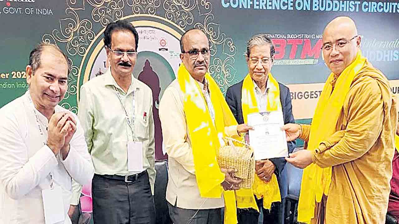 బుద్ధవనానికి ‘టూరిజం మిత్ర’ అవార్డు