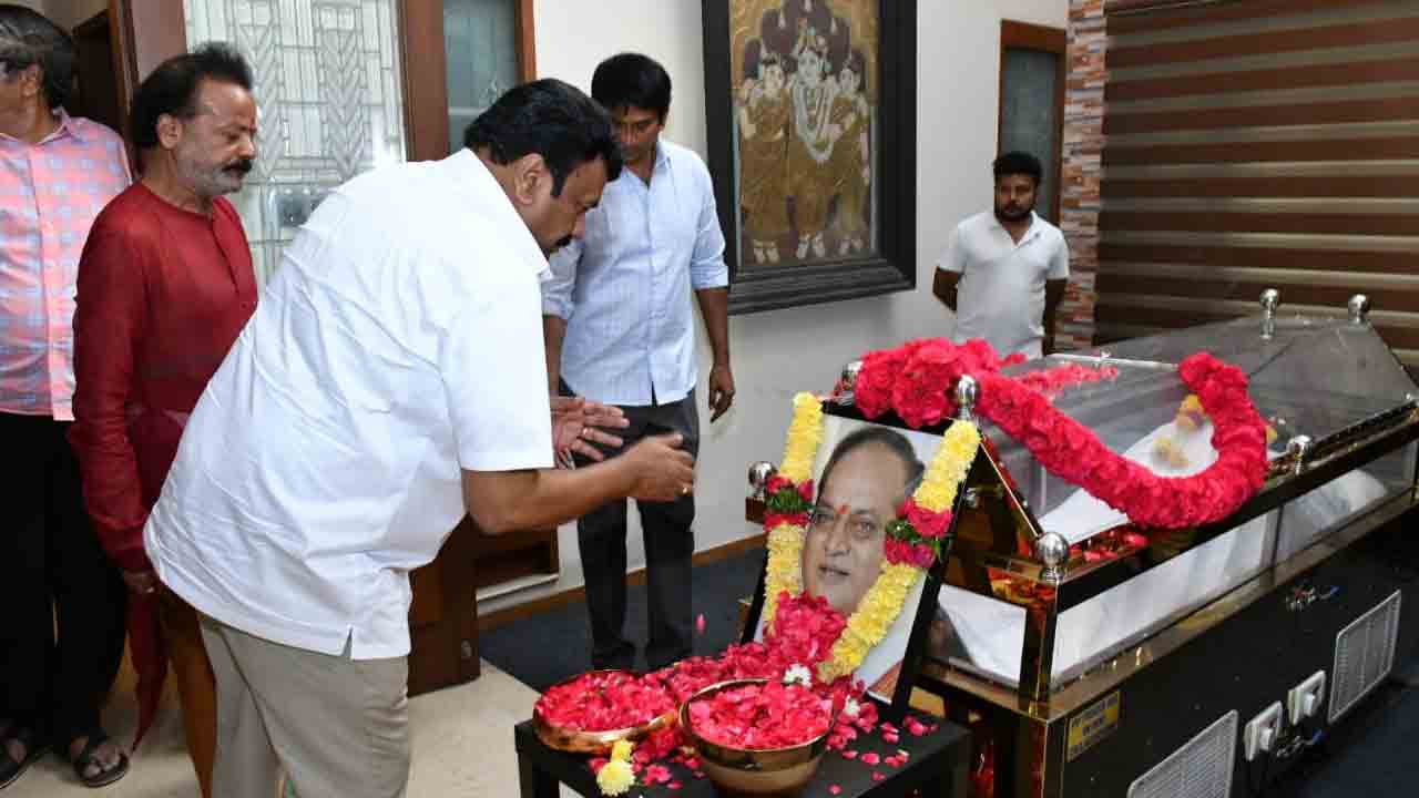 చలపతిరావు హఠాన్మరణం బాధాకరం : మంత్రి తలసాని