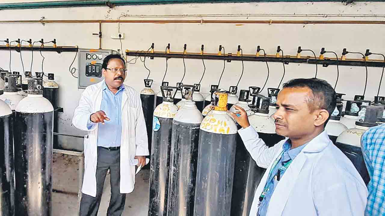 గాంధీ సిద్ధం కొవిడ్ సన్నద్ధత