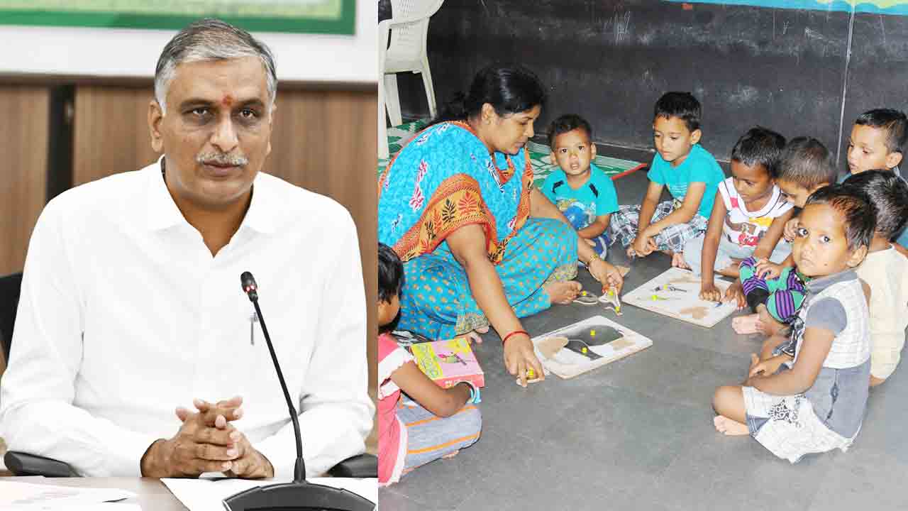 అంగన్‌వాడీలకు తెలంగాణలోనే అత్యధిక వేతనాలు