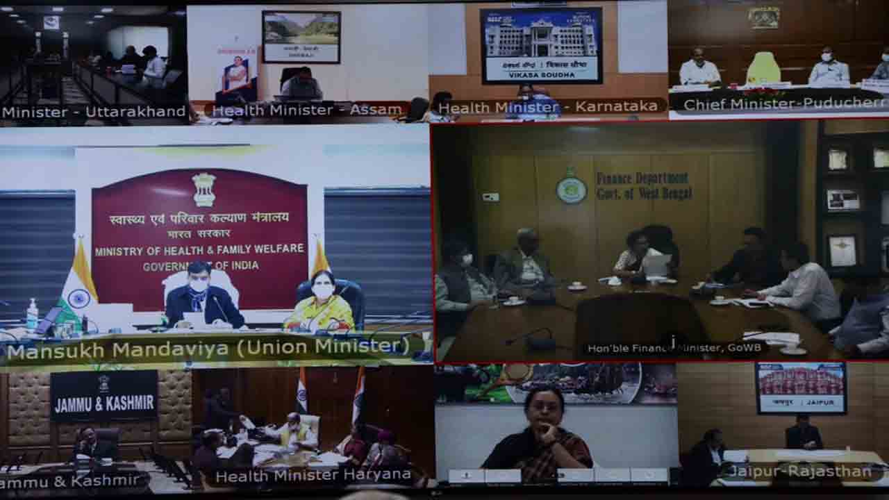 కరోనాపై భయం వద్దు, అప్రమత్తంగా ఉండాలి.. రాష్ట్రాల ఆరోగ్య మంత్రులతో కేంద్ర మంత్రి సమీక్ష