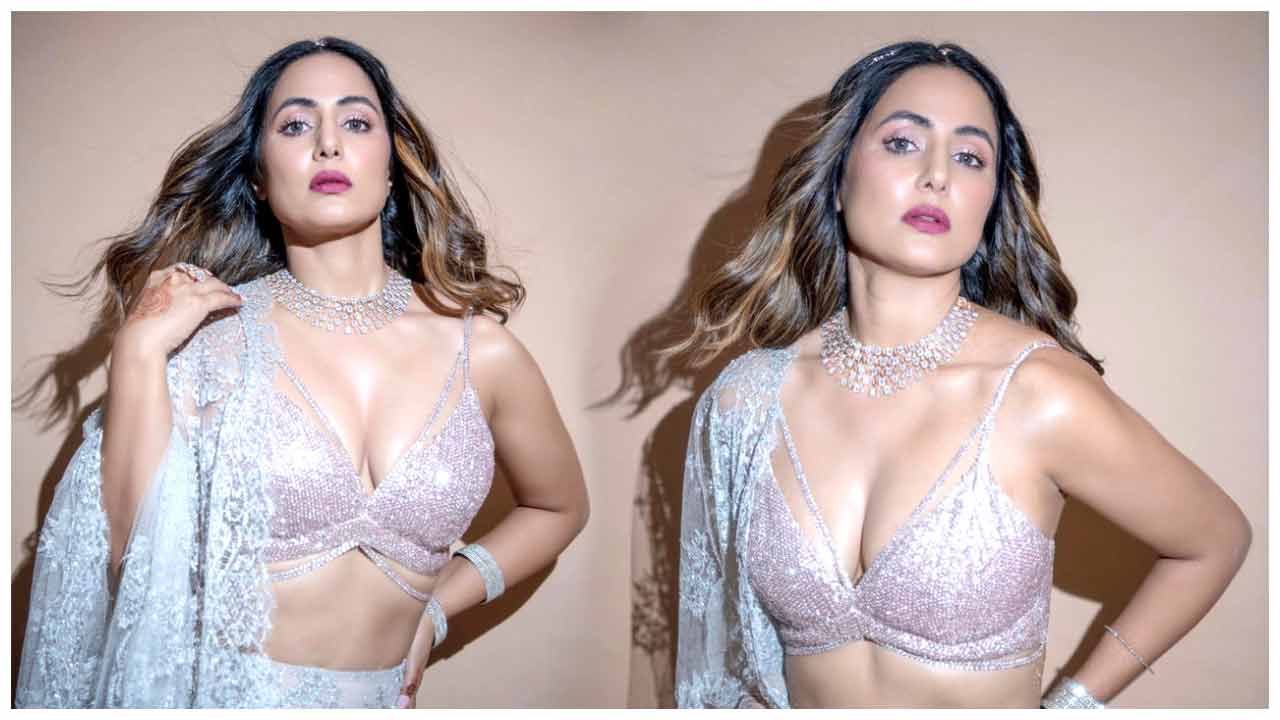 Hina Khan | హాఫ్ శారీలో హీనా ఖాన్ మెరుపులు..