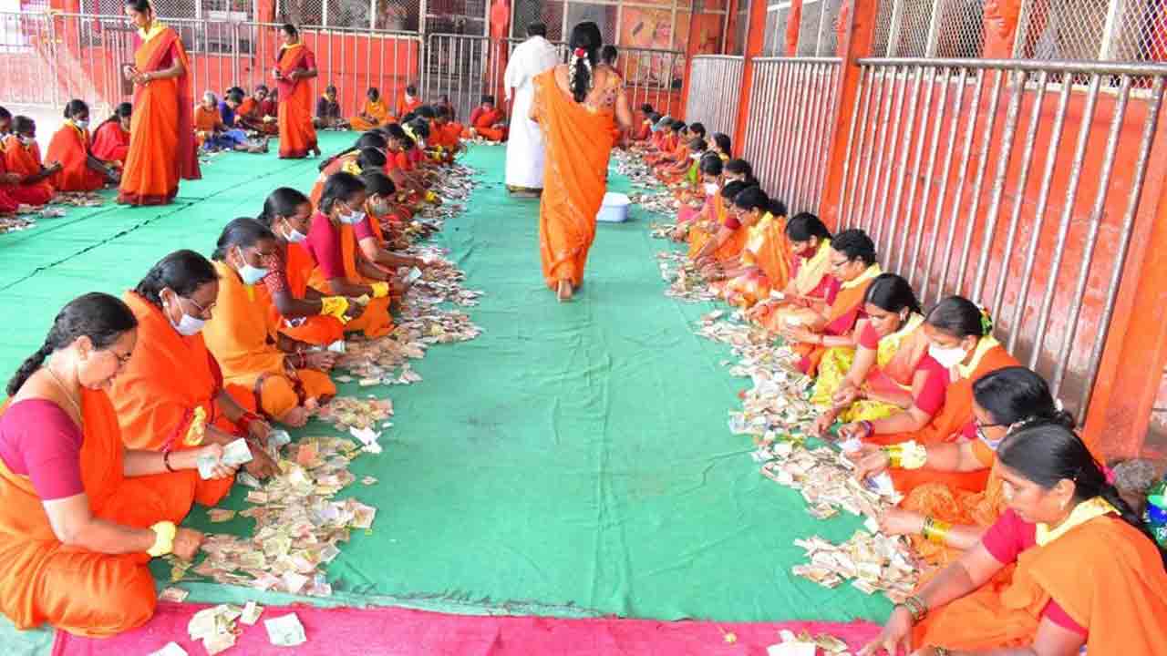 అంజన్న హుండీ @ 63 లక్షలు