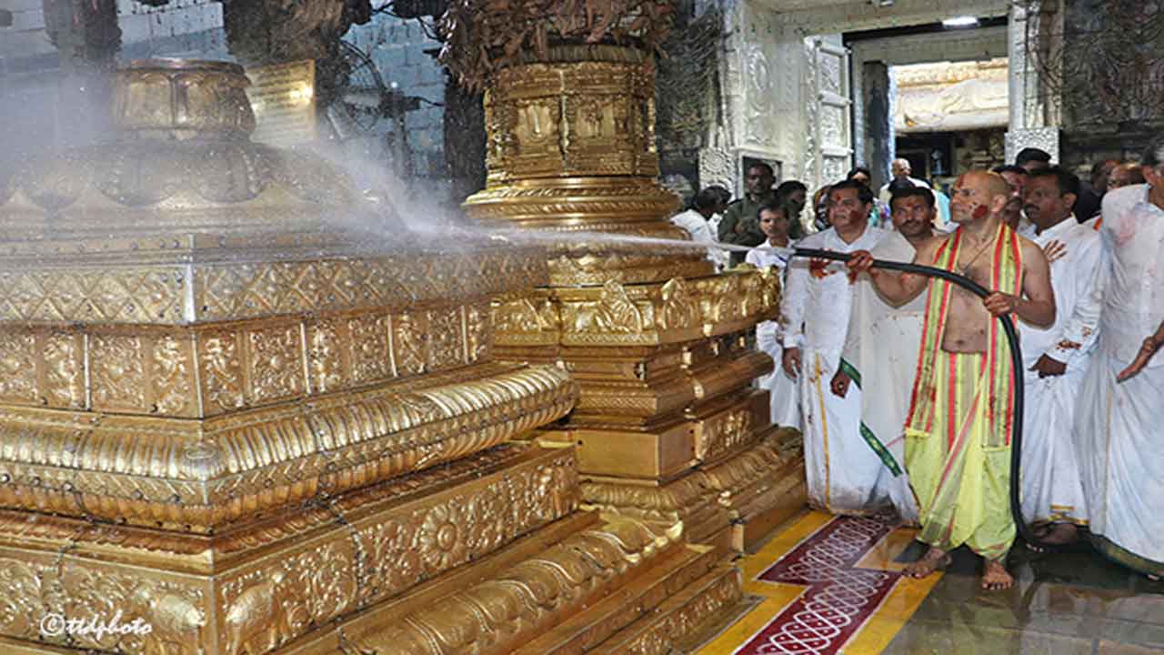 TTD news | శ్రీవారి ఆలయంలో కోయిల్‌ ఆళ్వార్‌ తిరుమంజనం