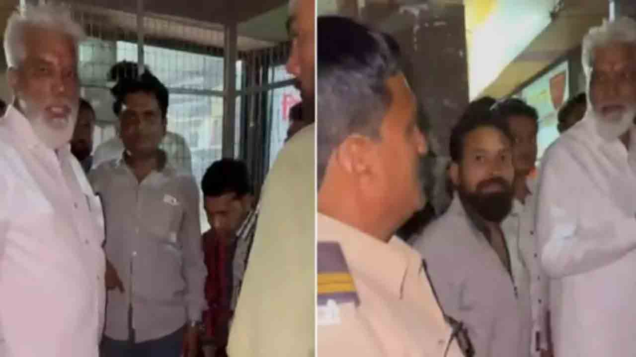 Watch: ఇద్దరు వ్యక్తులను దుర్భాషలాడి వారి చెంపపై కొట్టిన మహారాష్ట్ర మంత్రి