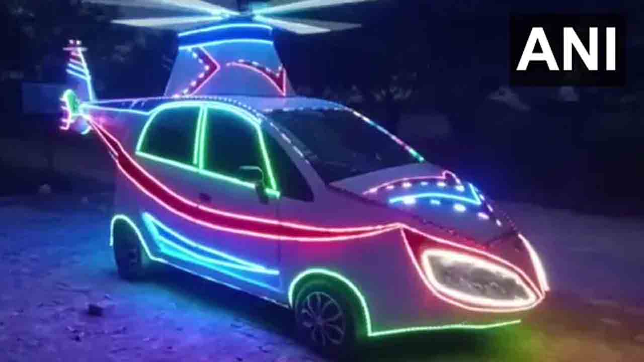 నానో కారును హెలికాప్టర్‌గా మార్చేసిన కార్పెంటర్‌.. పిక్స్‌ వైరల్‌..!