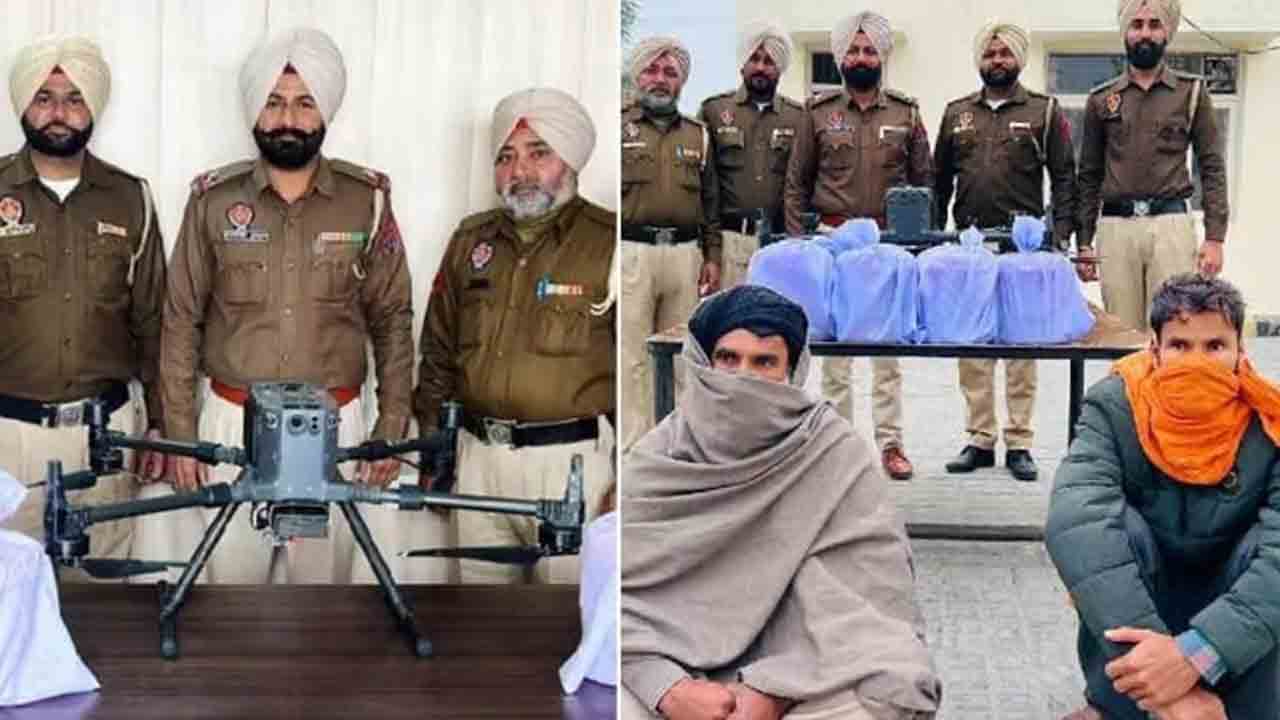 పాక్‌ బోర్డర్‌లో అత్యాధునిక అమెరికన్‌ మేడ్‌ డ్రోన్‌ సహా పదికిలోల హెరాయిన్‌ స్వాధీనం