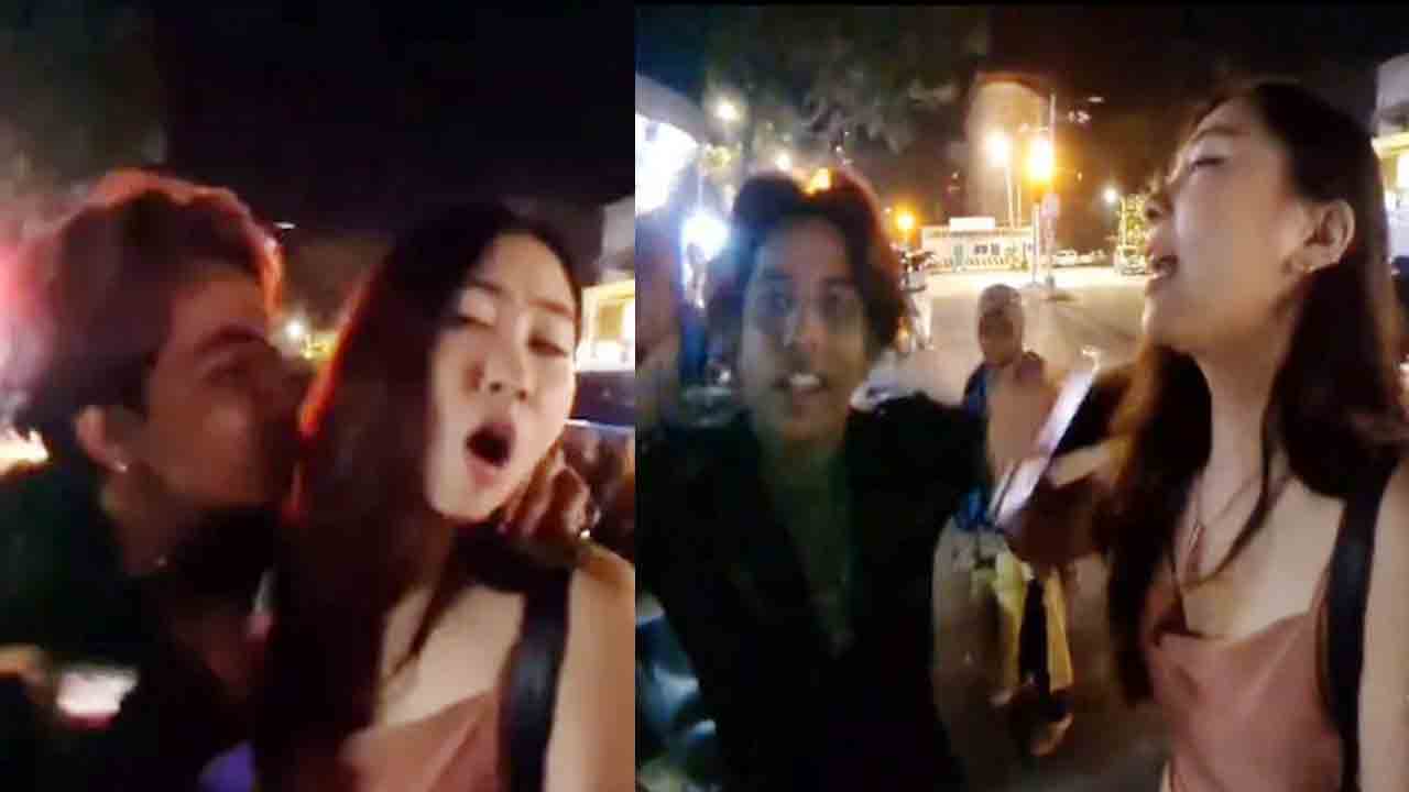 ముంబయిలో చిల్లరగాళ్లు.. కొరియన్‌ యువతికి వేధింపులు.. వీడియో వైరల్‌..!