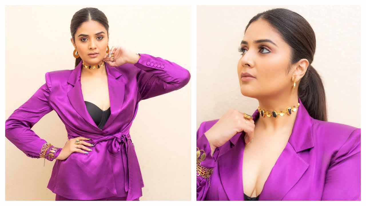 Sreemukhi | కాటుక కనులతో కవ్విస్తున్న శ్రీ‌ముఖి..