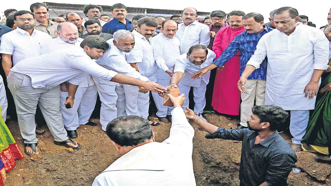 క్రిస్టియన్‌ భవన్‌కు శంకుస్థాపన