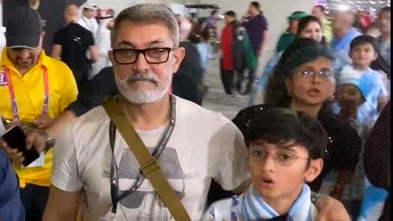Amir Khan | మాజీ భార్య‌, కొడుకుతో ఫిఫా వ‌రల్డ్‌క‌ప్ మ్యాచ్ చూసిన అమీర్ ఖాన్‌.. ఫొటోలు వైర‌ల్