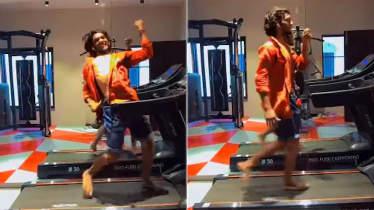 వైర‌ల్ వీడియో :  ట్రెడ్‌మిల్‌పై హాయ్ రామా సాంగ్‌కు స్ట‌న్నింగ్ స్టెప్స్‌
