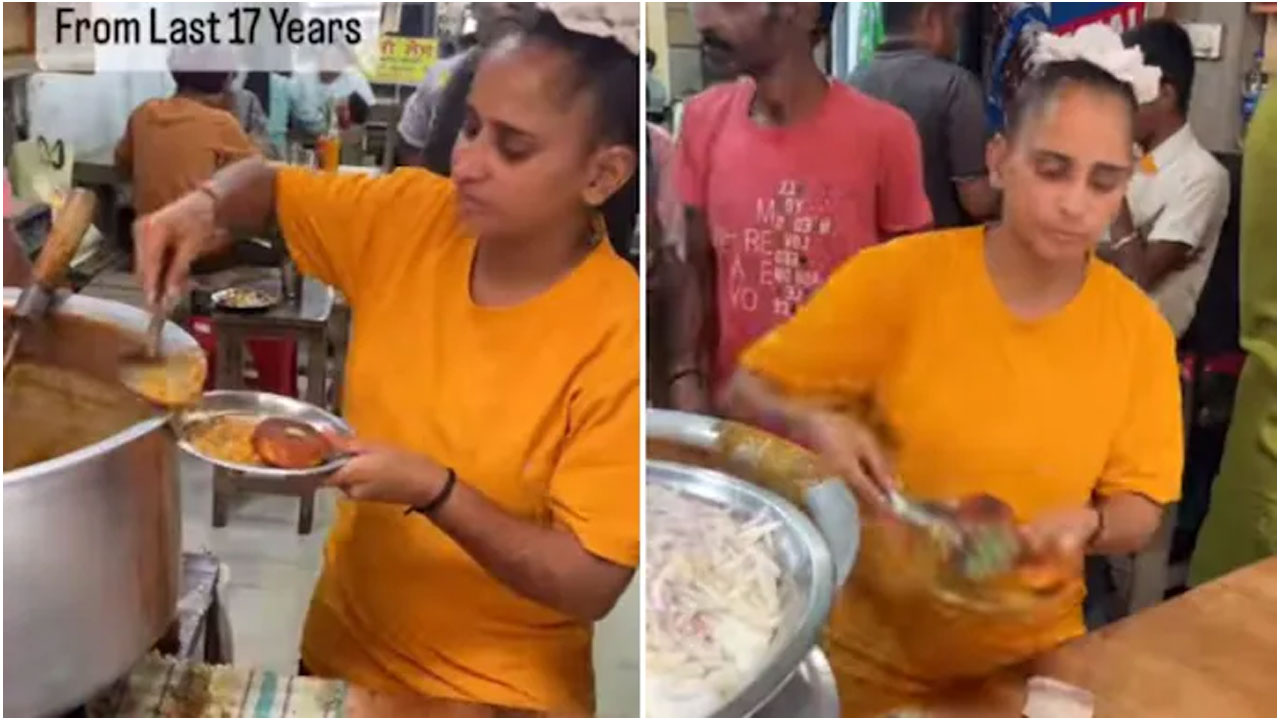 వైర‌ల్ వీడియో : తండ్రికి సాయంగా 17 ఏండ్ల నుంచి చాట్ విక్ర‌యిస్తున్న యువ‌తి!