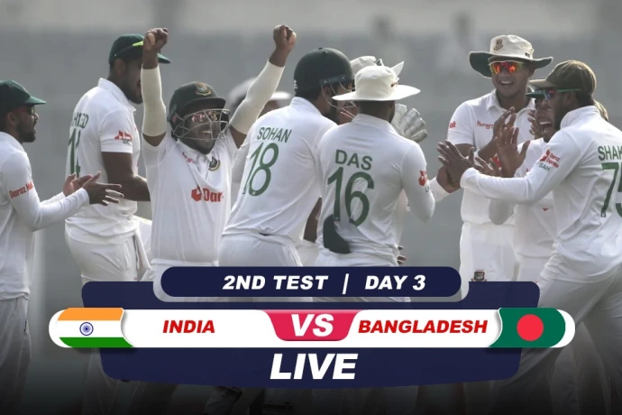 BAN vs IND |  నిరాశ ప‌రిచిన‌ రాహుల్, పూజారా.. నైట్‌వాచ్‌మెన్‌గా అక్ష‌ర్‌ ప‌టేల్.. భార‌త్ 24/2