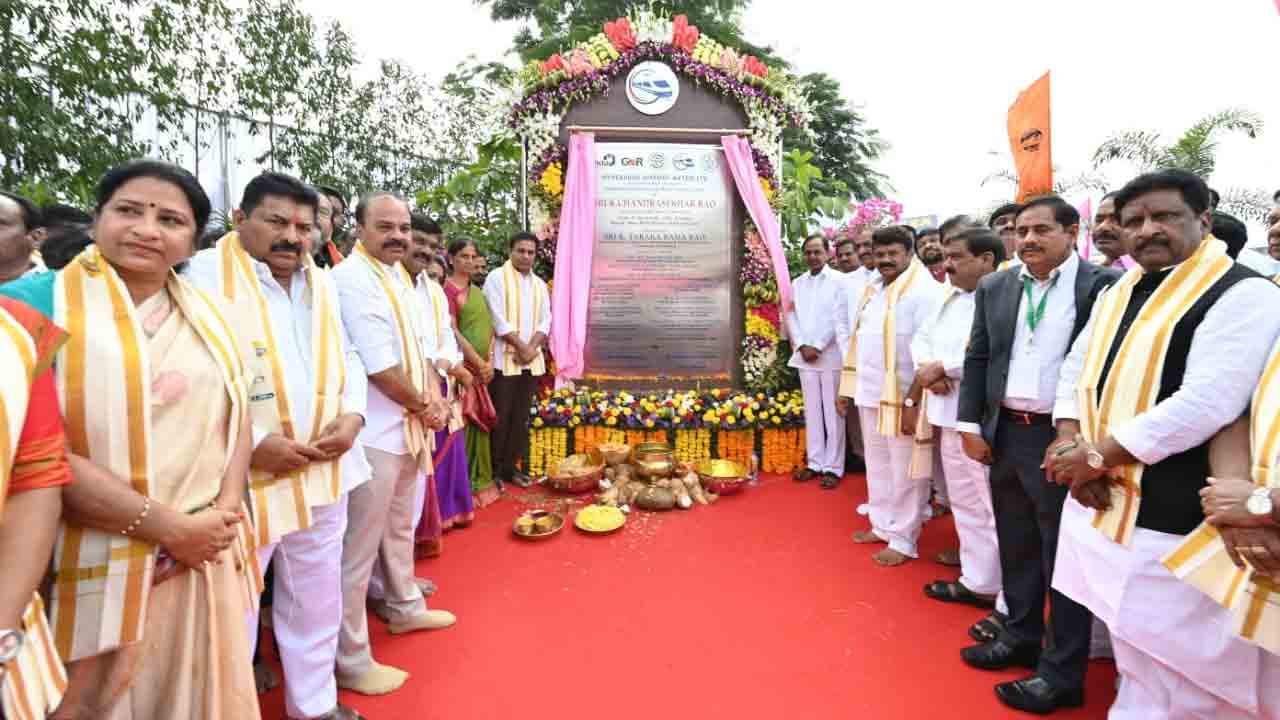 మెట్రో రెండో దశకు శంకుస్థాపన చేసిన సీఎం కేసీఆర్‌