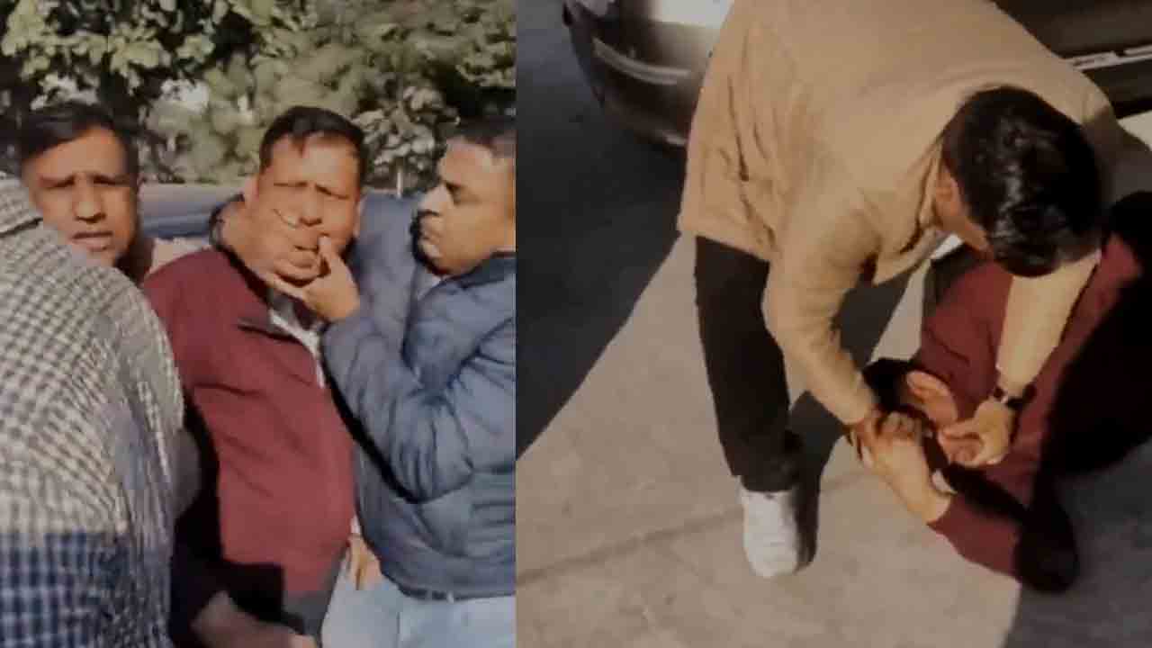 Viral Video | రెడ్ హ్యాండెడ్‌గా ప‌ట్టుబ‌డి.. నోట్ల‌ను మింగేందుకు య‌త్నించిన ఎస్ఐ